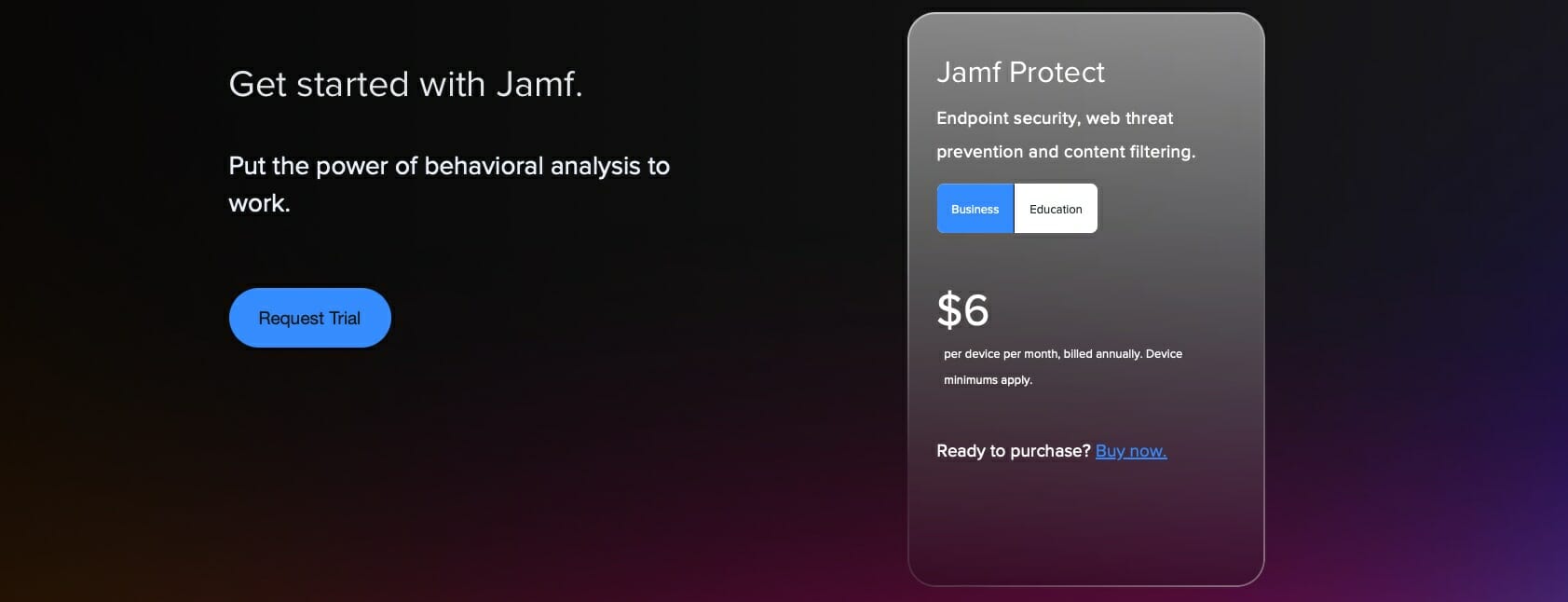 Jamf Protect Pricing
